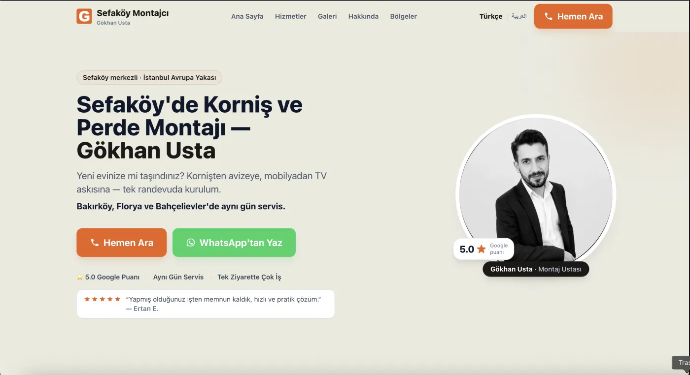 Sefaköy Montajcı